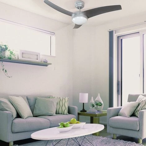 CRISTALRECORD Ventilateur 3 Pales BLOQ Argent CR 85-379-42-281 â Image 3