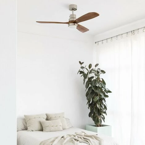 FARO BARCELONA Ventilateur De Plafond LANTAU LED - Nickel Mat â Image 2