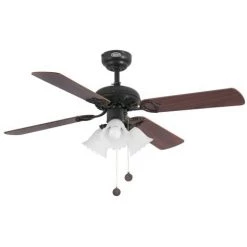 FARO BARCELONA Ventilateur De Plafond Avec Lumière Lisboa Réf. 33102