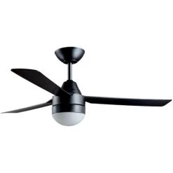 BEACON Ventilateur De Plafond Megara Noir Avec éclairage