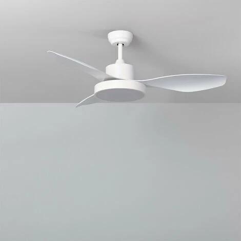 TECHBREY Ventilateur De Plafond LED Caspio Blanc 121cm Moteur DC - Blanc