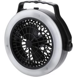 BETTERLIFE Ventilateur De Plafond De Lampe De Lanterne De Tente 2 En 1 LED, Ventilateur De Camping Avec Lumières LED Avec Crochet De Suspension Pour La Maison Et Le Bureau