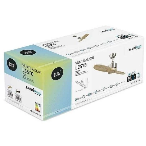 Ventilateur Avec La Incurie LESTE DC Sans Lumière, Deux Lames Il Y A 5 FABRILAMP â Image 2