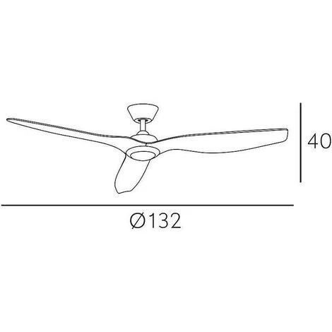Ventilateur Avec LED 15w DELFOS DC Niq/haya Compatible Avec Alexa Et Siri FABRILAMP â Image 4