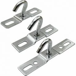 GUAZHUNIFR [3 Pièce] Crochet De Plafond 70mm Plafonnier Plaque De Base Plafonnier Lustre Crochet Visse Mount Heavy Duty Fer Galvanisé Pour Européenne Lampe De IKEA Ventilateurs De Plafond Panier De Fleurs