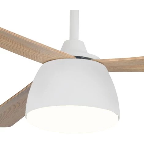 SULION Ventilateur De Plafond Moteur DC 132cm LED 24W 3CCT Bois WIFI â Image 2