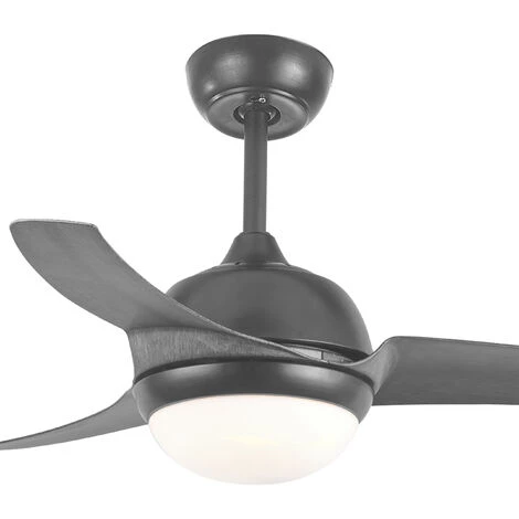 SULION Ventilateur De Plafond Moteur AC 107cm LED 18W CCT Gris â Image 2