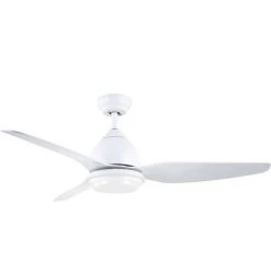 SULION Ventilateur De Plafond Moteur DC 132cm LED 18W CCT Blanc