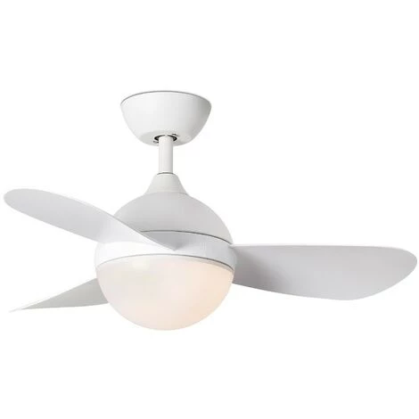 FARO BARCELONA Ventilateur De Plafond Blanc HVAR Avec Lumière â Image 3