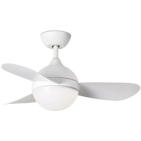 FARO BARCELONA Ventilateur De Plafond Blanc HVAR Avec Lumière â Image 4