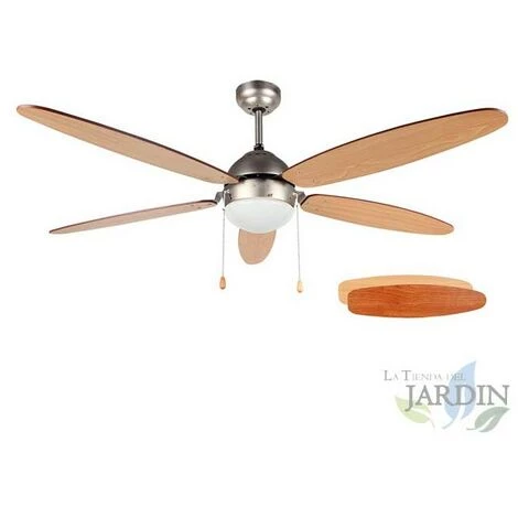 SUINGA Ventilateur De Plafond Orbegozo Avec Lumière, 5 Pales, Diamètre 132 Cm. â Image 2