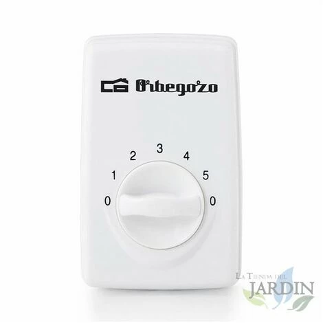 SUINGA Ventilateur De Plafond Orbegozo Avec Commande Murale, 3 Pales En Métal, 5 Vitesses, Blanc. â Image 2