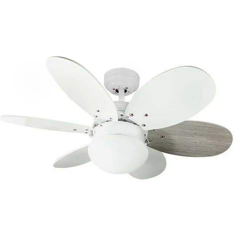 CRISTALRECORD Ventilateur AC Orion Blanc Frêne