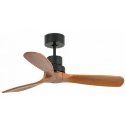 FARO BARCELONA Ventilateur De Plafond Sans Lumière Noir MINI LANTAU DC