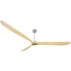 KLASS FAN Grand Ventilateur De Plafond DC Avec Pales En Bois 223cm Et Wifi - Marron
