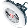 ASUPERMALL Ventilateur Suspendu Led 2 En 1, Ventilateur De Tente De Camping, Avec Crochet De Suspension Aimant Arrière Ventilateur De Plafond Led, Pour Camping En Plein Air Bureau Voiture Dortoir Étudiant D'Urgence, Blanc