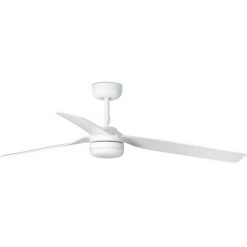FARO BARCELONA Ventilateur De Plafond Blanc Avec Lumière PUNT