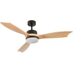 Ventilateur De Plafond Avec 3 Lames 56W 6 Vitesses New York Dayron - Le Noir