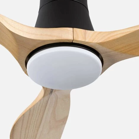 Ventilateur De Plafond Avec 3 Lames 56W 6 Vitesses Dakota Dayron - Le Noir – Image 2