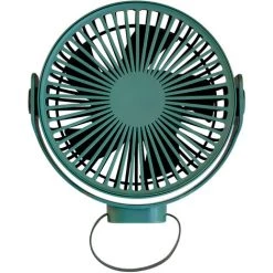 LITZEE Ventilateur De Plafond Mobile :Ventilateur De Plafond Mobile Avec Crochet De Suspension, (mini Ventilateur De Plafond) Vert
