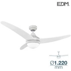 EDM 33803 VENTILATEUR DE PLAFOND EGEO BLANC 60W Ø PALES 122 Cm.