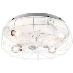 Ventilateur Trondheim - Ø 48 Cm - 4xE27 - Blanc Mat - Trio - R61095031 - Blanc Mat