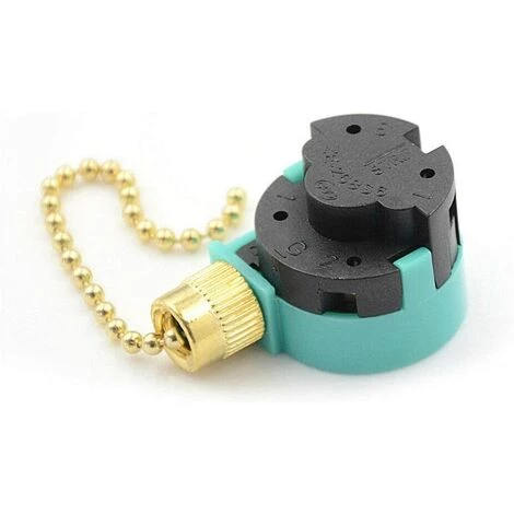 AOUGO Pièces ZE-268S6 3 Vitesses 4 Fils Interrupteur De Ventilateur De Plafond Interrupteur De Chaîne De Traction De Commande D'éclairage Mural â Image 5