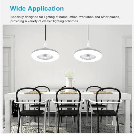 SUPERSELLER Mini Ventilateur Lumière E26/E27 Bureau LED Maquillage Anneau Lumineux Selfie Anneau Lumineux Pour Diffusion En Direct Lampe De Table éclairage Lumière Blanche â Image 4