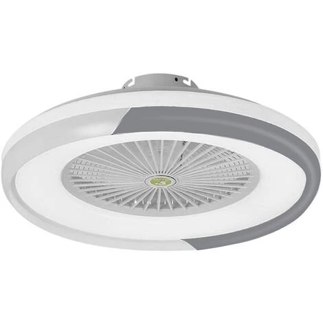 SUPERSELLER Ventilateur De Plafond Avec éclairage LED Gradation En Continu Vitesse Du Vent Réglable Télécommande Sans Batterie Plafonnier LED Moderne Pour Chambre à Coucher Salon Salle à Manger