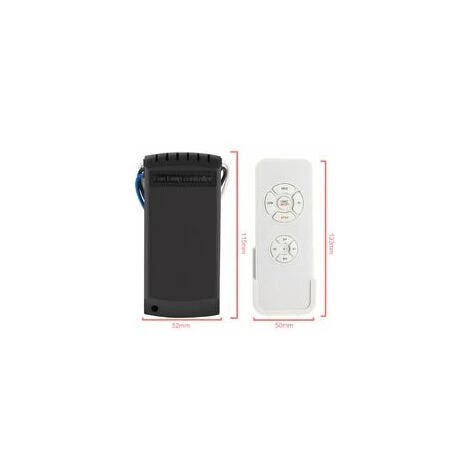 AOUGO Telecommande Pour Ventilateur De Plafond,radio-pilotée Telecommande,contrôleur De Ventilateur, 3 Vitesses, 4 Minuteries(1 Ensemble) â Image 4