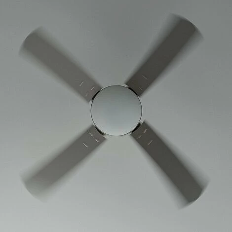LEDS·C4 IP20 Borneo E27 15W Nikel Santininado Blanco Fan â Image 5
